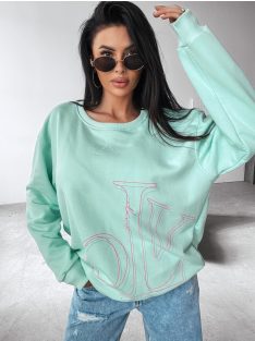 O'la Voga Mentazöld Aplomb Pulóver