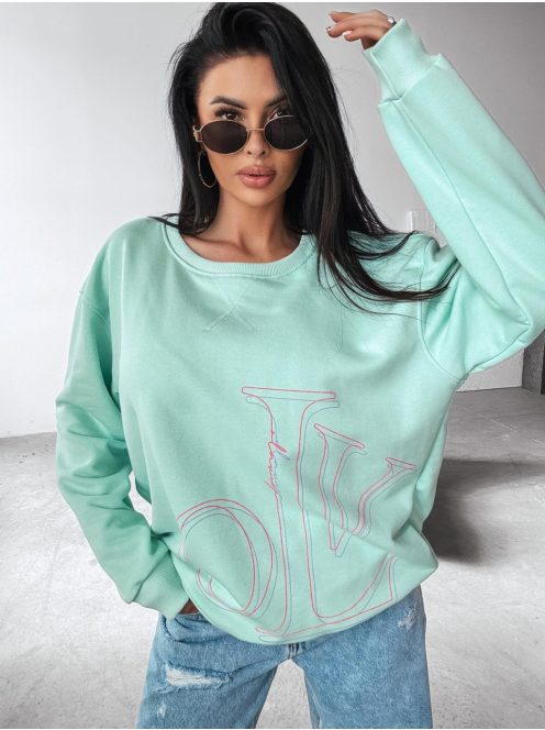 O'la Voga Mentazöld Aplomb Pulóver