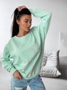 O'la Voga Mentazöld Aplomb Pulóver