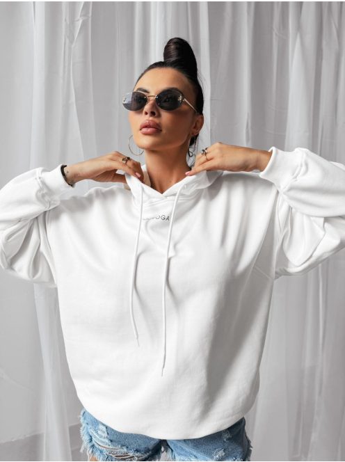 O'la Voga Ekrü Collage Pulóver