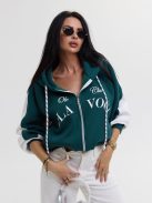 O'la Voga Zöld Ashen Sky Pulóver