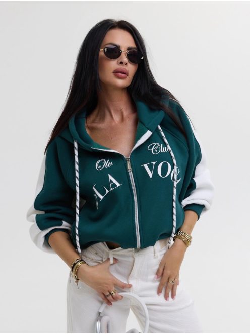 O'la Voga Zöld Ashen Sky Pulóver