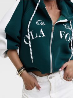 O'la Voga Zöld Ashen Sky Pulóver