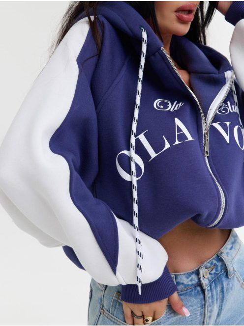 O'la Voga Kék Ashen Sky Pulóver