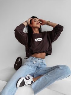 O'la Voga Csokibarna Cinnamon Haze Pulóver