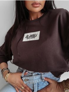 O'la Voga Csokibarna Cinnamon Haze Pulóver