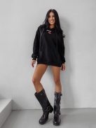 O'la Voga Fekete Flinti Pulóver