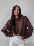 O'la Voga Csokibarna Takedown Pulóver