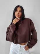 O'la Voga Csokibarna Takedown Pulóver