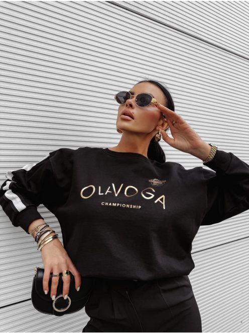 O'la Voga Fekete Oly Pulóver