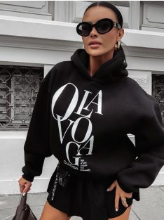 O'la Voga Fekete Morning Pulóver