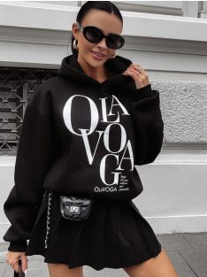 O'la Voga Fekete Morning Pulóver