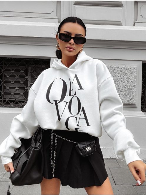 O'la Voga Ekrü Morning Pulóver