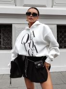 O'la Voga Ekrü Morning Pulóver