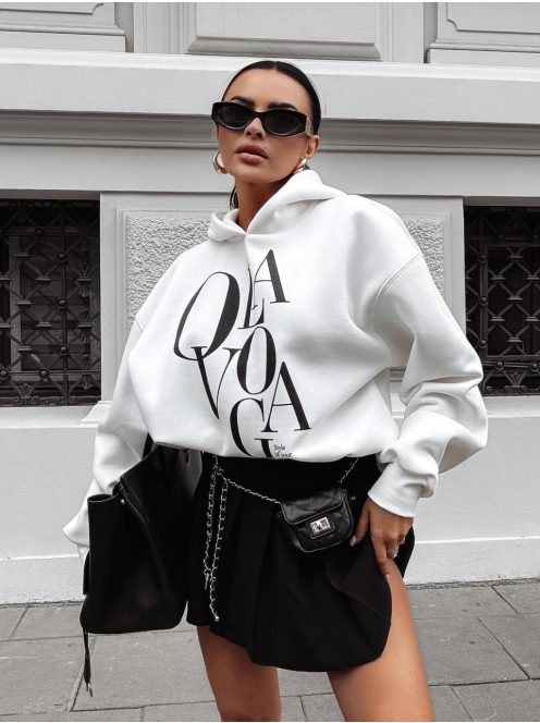 O'la Voga Ekrü Morning Pulóver