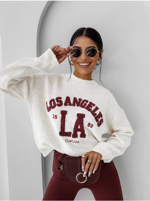 O'la Voga Ekrü Luure Pulóver