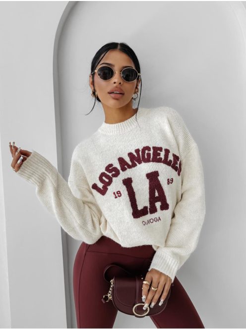 O'la Voga Ekrü Luure Pulóver