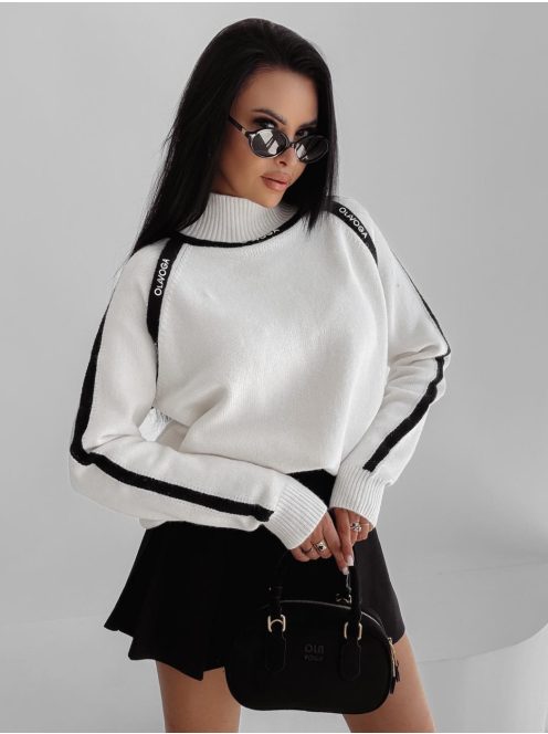 O'la Voga Ekrü Wintor Pulóver