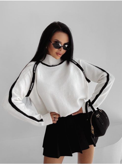 O'la Voga Ekrü Wintor Pulóver