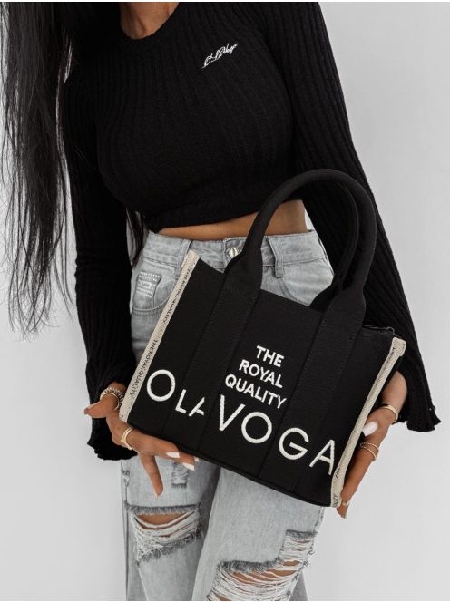 O'la Voga Fekete-Krém Nala Táska