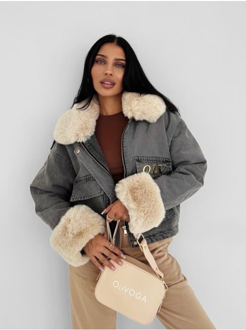 O'la Voga Szürke Mondeo Farmerkabát