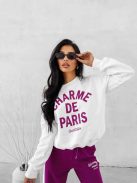 O'la Voga Ekrü-Lila Charme Pulóver