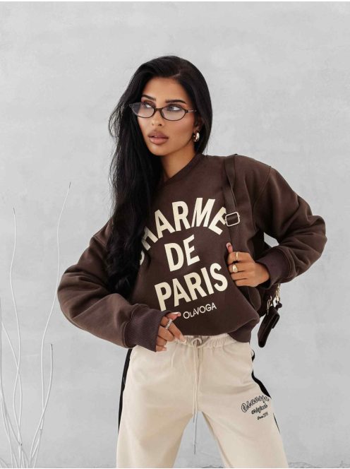 O'la Voga Barna-Beige Charme Pulóver