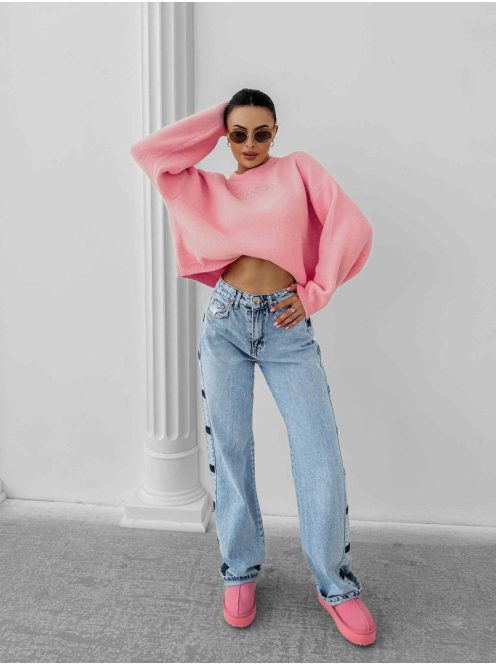 O'la Voga Pink Delia Pulóver