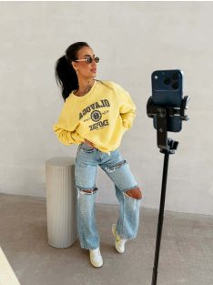 O'la Voga Sárga Amaris Pulóver