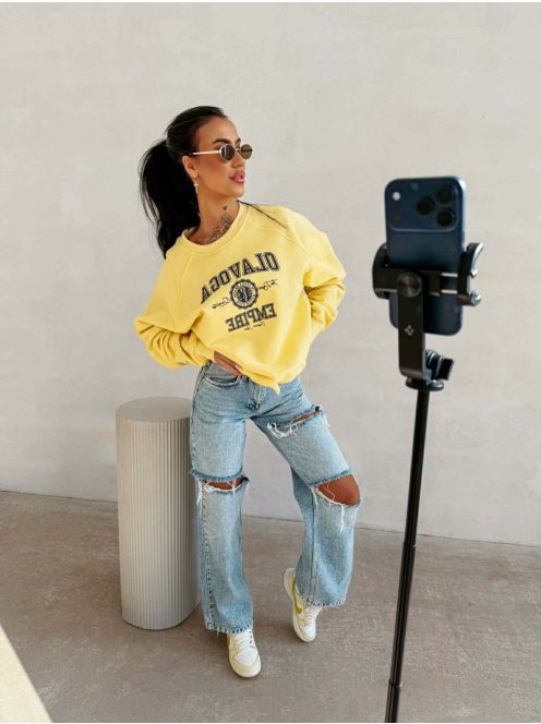 O'la Voga Sárga Amaris Pulóver