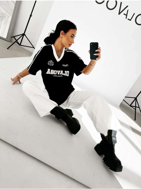 O'la Voga Fekete-Fehér London Poló