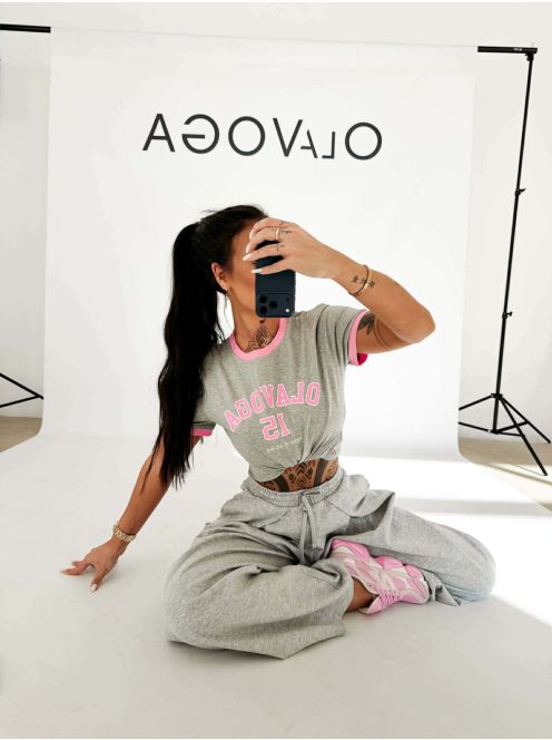 O'la Voga Szürke-Pink Zelvora Poló