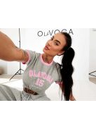 O'la Voga Szürke-Pink Zelvora Poló