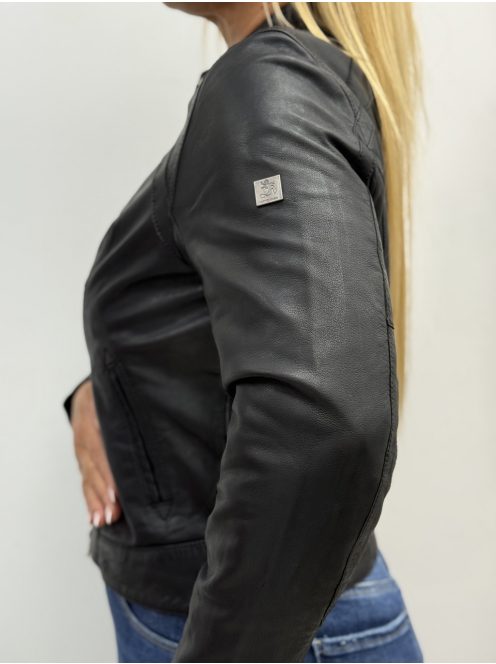 Otto Kern Fekete Amra Bőrkabát