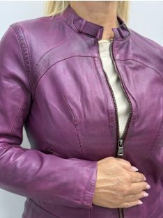 Otto Kern Padlizsánlila Amra Bőrkabát