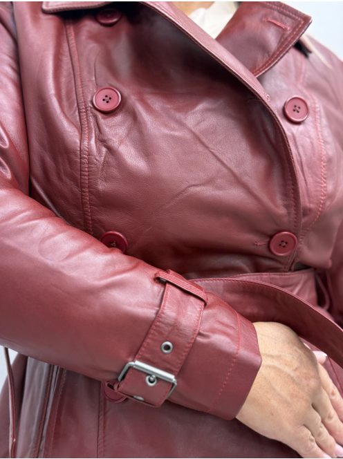 Otto Kern Bordó Anke Bőrkabát