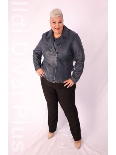 Otto Kern Sötétkék Aliz Bőrkabát