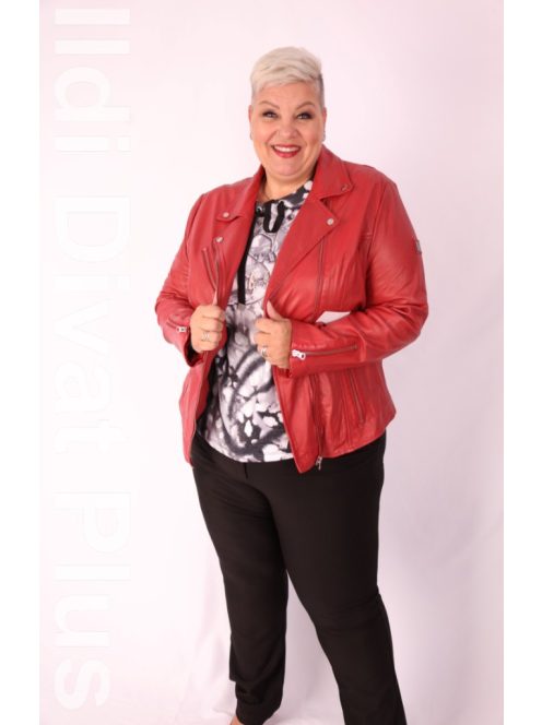 Otto Kern Bordó Adela Bőrkabát