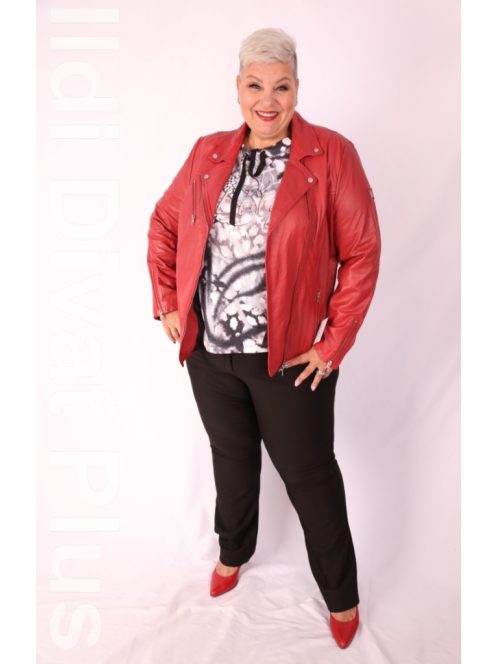 Otto Kern Bordó Adela Bőrkabát