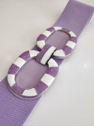 Lila-Fehér Akvamarin Öv