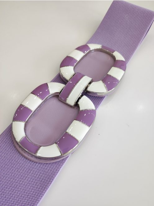 Lila-Fehér Akvamarin Öv