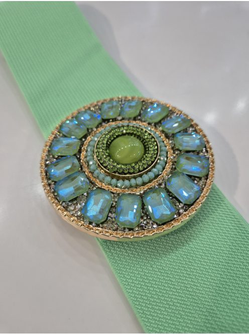 Almazöld Korund Öv