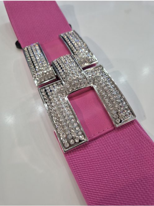 Pink-Ezüst Topáz Öv