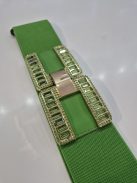 Zöld-Arany Topáz Öv