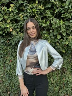 Phardo Ezüst Kleó Műbőr Boleró