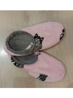 Poppy Pink-Cicás Papucs