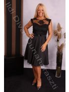 Rouge Fekete Szibilla Ruha-S