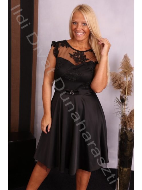 Rouge Fekete Szibilla Ruha-S