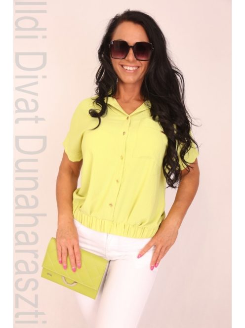 Rouge Banánzöld Masa Blúz