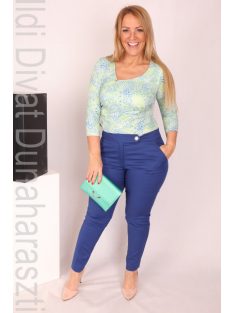 Rouge Kék-Zöld Mintás Szandi Body